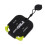 Contapunteggio per golf a due mani portatile mini reset con un solo tocco nero e giallo 7