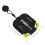 Contapunteggio per golf a due mani portatile mini reset con un solo tocco nero e giallo 9