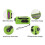 Radio d'urgence de type UE verte 2000 mAh 15x6.5x4 cm 8