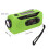 Radio d'urgence de type UE verte 2000 mAh 15x6.5x4 cm 13
