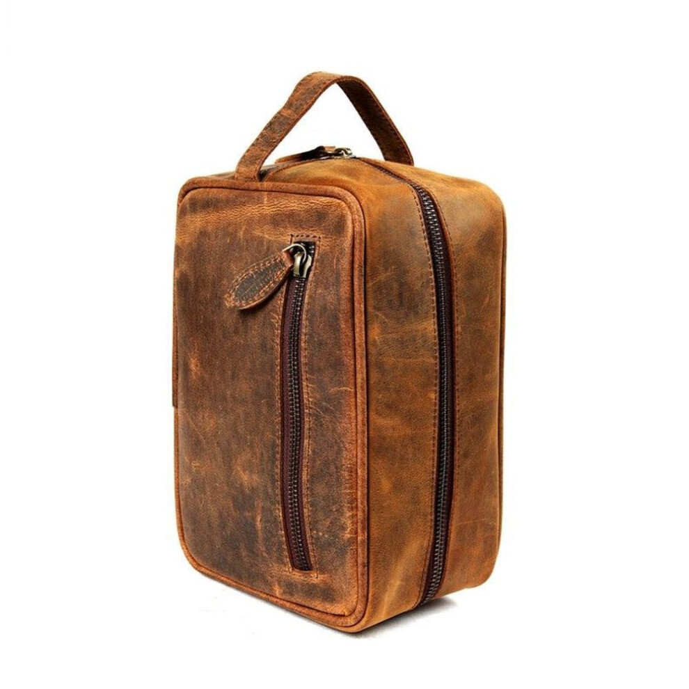Rustic Leather Dopp Kit, Personalized Groomsmen Gift, Leather Dopp Kit, Mens Leather Toiletry Bag, Mens Dopp Kit, Mens Toiletry Bag