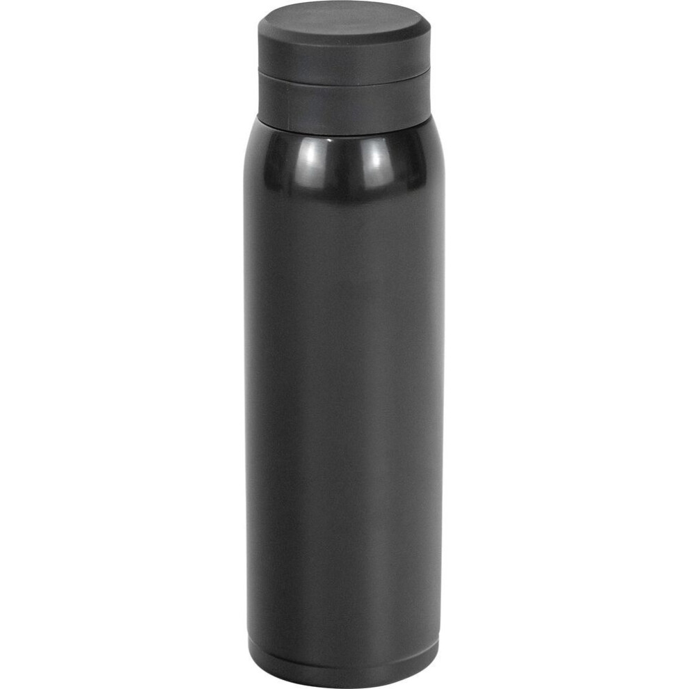 Wahei Freiz Water Bottle Mug Bottle 500ml Black Screw Stopper Vacuum Insulated Bottle Thermal/cold Rh-1670