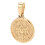 2 pendentifs Saint Benoît en acier inoxydable élégants, à double face 10