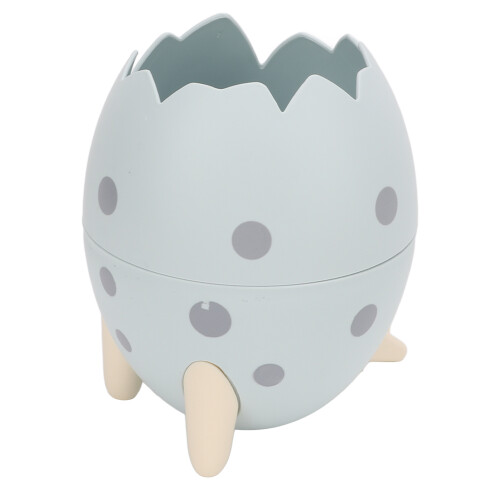 Porte-crayons œuf de dinosaure 12,5x11 cm bleu 1