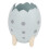 Porte-crayons œuf de dinosaure 12,5x11 cm bleu 15
