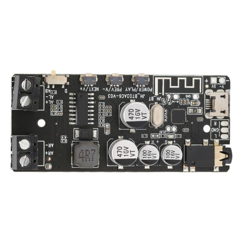 DIY Bluetooth Receiver Module Stereo 2x5W Bluetooth 5.0 Amplifier Board with 3.5mm Headphone Plug 1