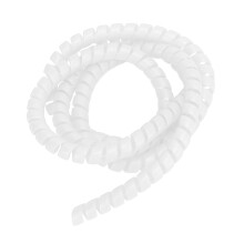 M365 Pro envoltura de espiral para cables 110 cm blanco 8 mm PP