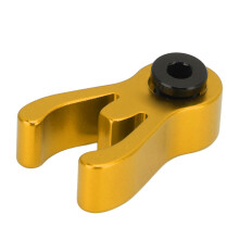 3sixty Argento Fissatore per tubo anteriore 11g 23x37mm