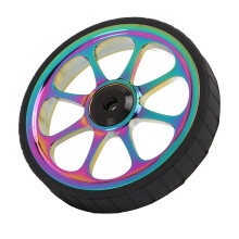 Aluminum Alloy Folding Bike Easy Wheel 82mm Widened Bearing Easy Wheel for Brompton 3sixty Folding BikeColorful