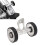 Guardabarros Easywheel 70x61x38,5 mm plateado 15