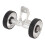 Guardabarros Easywheel 70x61x38,5 mm plateado 16