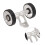 Guardabarros Easywheel 70x61x38,5 mm plateado 7