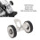 Guardabarros Easywheel 70x61x38,5 mm plateado 9