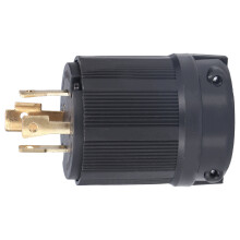 NEMA L19-30P 4-poli 30A spina 277/480V, PA66