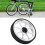 78g 82mm rueda plegable de aluminio 3sixty plateado 14