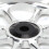 78g 82mm rueda plegable de aluminio 3sixty plateado 8