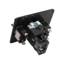 Panel de encendido de fibra de carbono universal de 12V 40A