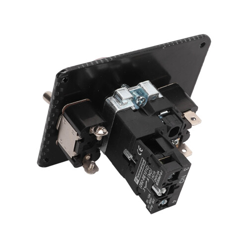 Panel de encendido de fibra de carbono universal de 12V 40A
