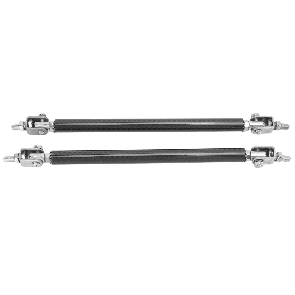 Front Rear Bumper Lip Strut Rod 150Mm/5.9In Carbon Fiber Stainless Steel Universal Modification 4401321576537