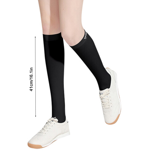 Medias 55g Talón abierto UV 41/51cm Negro 1