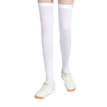 Maniche UV per braccia, manicotti per gambe con tallone aperto, calze rinfrescanti SPF50 per tennis e golf
