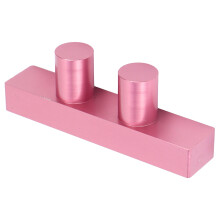 Molde DIY para lápiz labial de aluminio, con 2 cavidades y modelo de liberación