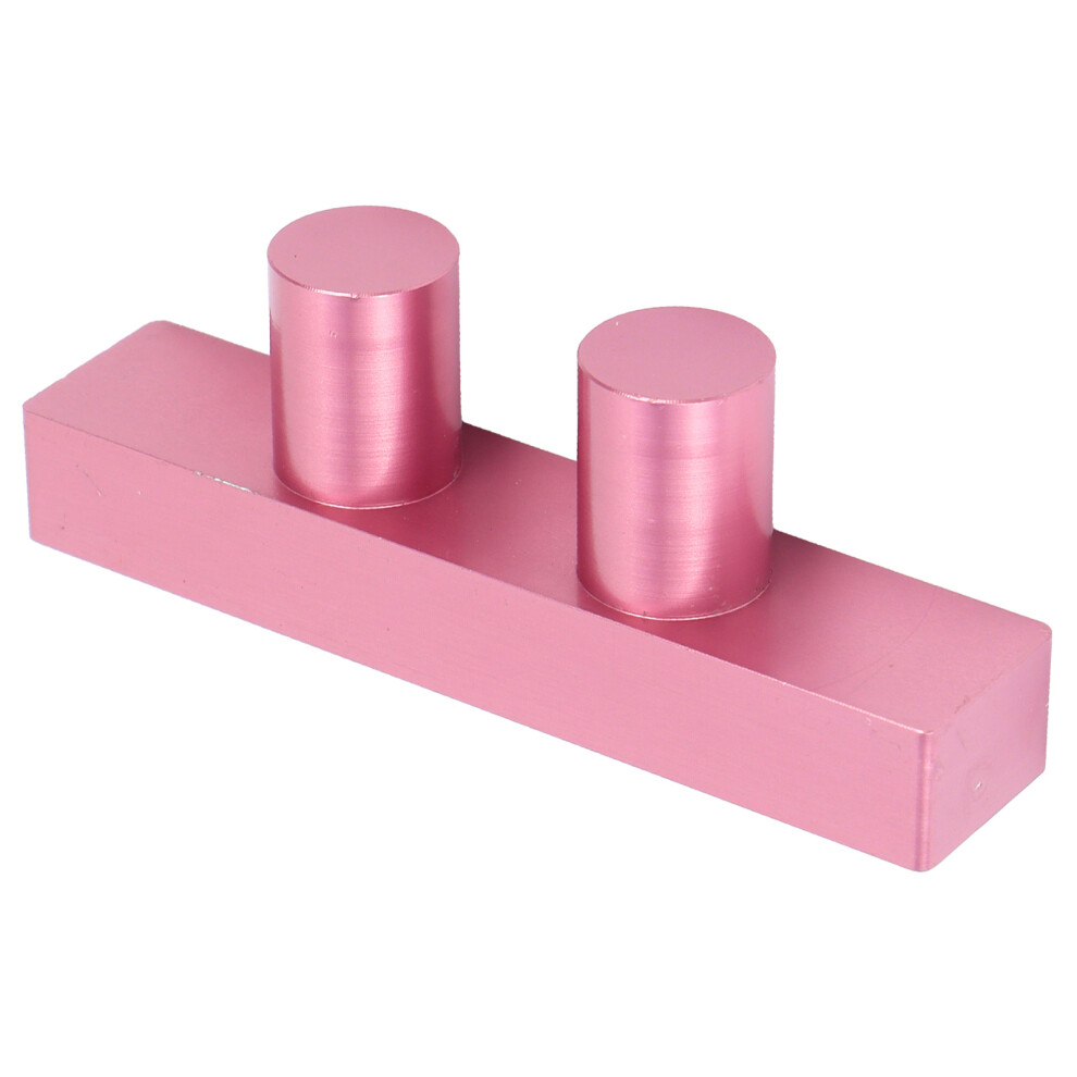 DIY Lipstick Mold 2 Hole Aluminum Multipurpose Lip Gloss Balm Fill Maker for Makeup
