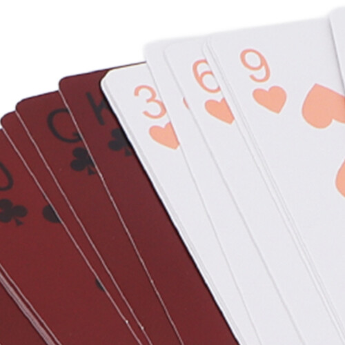 54 pezzi di carte da poker correttive Rosso/Verde 3,4x2,2 pollici 2