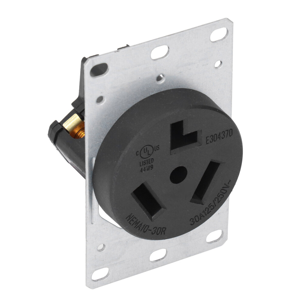Receptacle Outlet Power Socket Us Standard 3 Hole 30A 125V 250V Nema 10Â30R For Home 6911321577291
