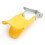 Museruola in silicone a forma di becco d'anatra - Giallo S 2