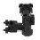 Soporte ajustable de 360 120g 15x6cm negro 10