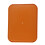 Bandeja alimentaria amarilla rectangular gruesa de PP 380 g 3527 cm 14