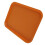 Bandeja alimentaria amarilla rectangular gruesa de PP 380 g 3527 cm 9