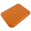 Bandeja alimentaria amarilla rectangular gruesa de PP 380 g 3527 cm 12