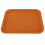 Bandeja alimentaria amarilla rectangular gruesa de PP 380 g 3527 cm 13