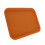 Bandeja alimentaria amarilla rectangular gruesa de PP 380 g 3527 cm 15