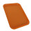 Bandeja alimentaria amarilla rectangular gruesa de PP 380 g 3527 cm 1