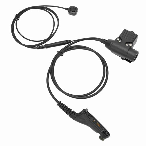 U94+ Microfono a dito PTT Nero Adattatore PU+PTT