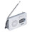 BC-R2033 Radio AM/FM impermeable de plástico 2xAA 15