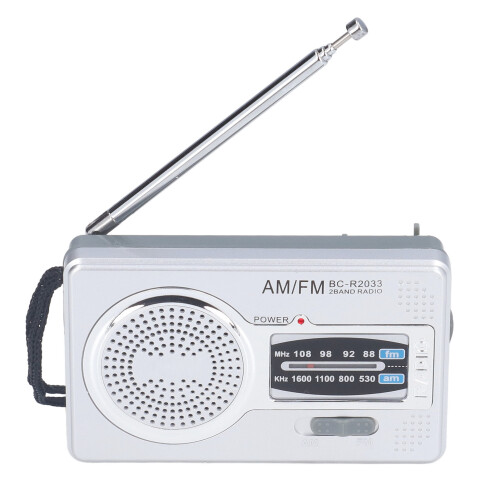 BC-R2033 Radio AM/FM impermeable de plástico 2xAA 1