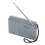 BC-R2033 Radio AM/FM impermeable de plástico 2xAA 12