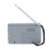 BC-R2033 Radio AM/FM impermeable de plástico 2xAA 4