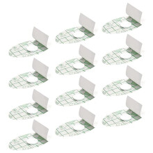 20 pezzi di cerotti usa e getta per orecchie di neonati bianchi 6,8  4,4  0,5 cm