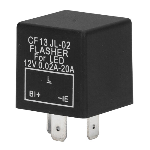 CF13 3 pines Relé intermitente DC12V 0.02A~20A ABS 1