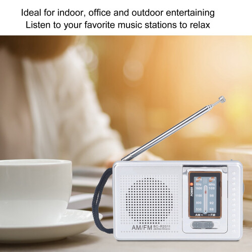 Radio impermeable AM/FM BCR2011 - Portátil de plástico 2
