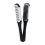 Brosse à barbe double-face à pince noir/blanc 16
