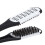 Brosse à barbe double-face à pince noir/blanc 12