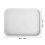 Bandeja rectangular gruesa de PP 35x27 cm blanca 380 g 8