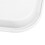 Bandeja rectangular gruesa de PP 35x27 cm blanca 380 g 6