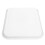 Bandeja rectangular gruesa de PP 35x27 cm blanca 380 g 10